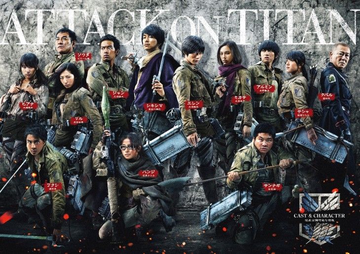Attack on Titan Live Action Movie Cast