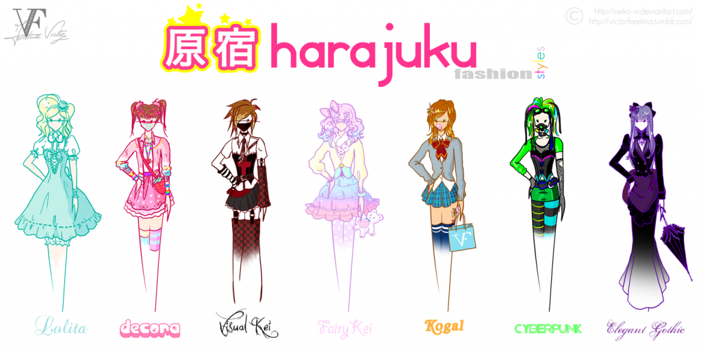 how to look like you're wearing Harajuku fashion 