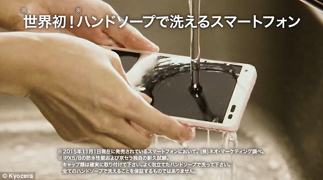 Handsoap Washable Smartphone Releases in Japan!