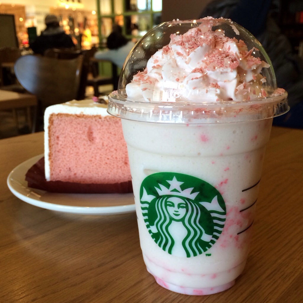 Starbucks' Cherry Blossom Frappuccino for Spring!