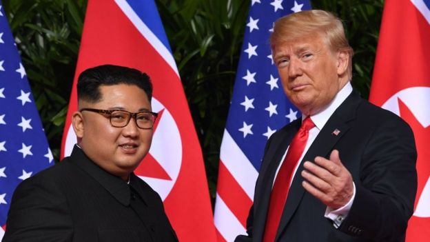 President Trump meets with Kim Jong Un