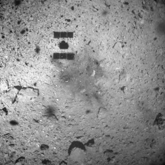 Japanese space probe touches down on asteroid to collect samples