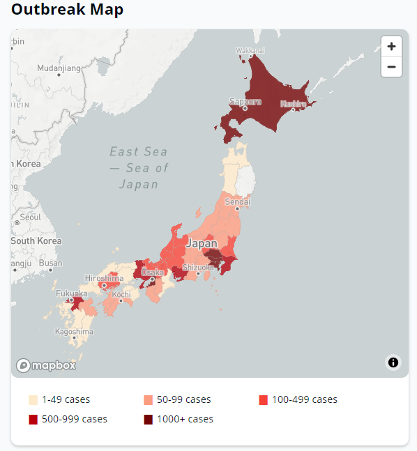 Japan COVID-19 Coronavirus Update 6/24/2020