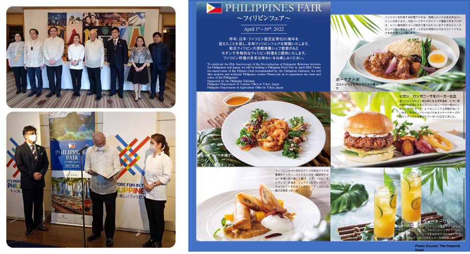 Philippine Cuisine Gets the Spotlight at the Philippines Fair 2022 at The Imperial Hotel
