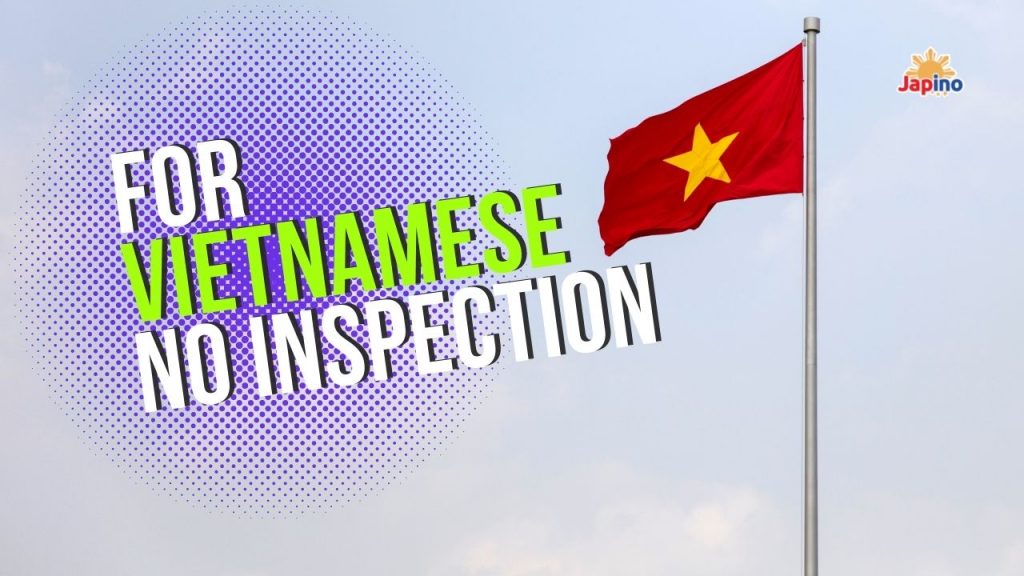 For Vietnamese: No inspection