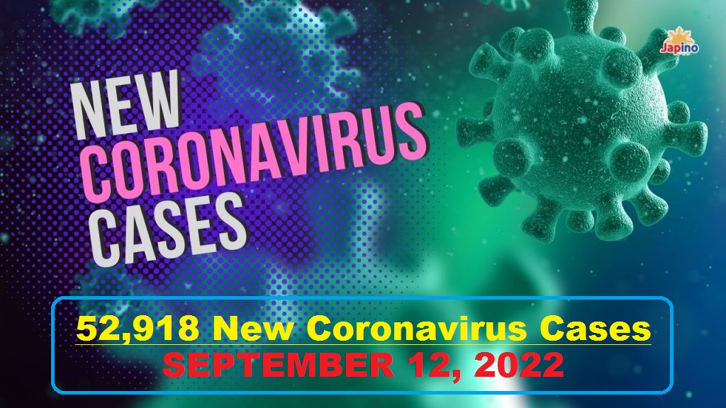 SEPT. 12, 2022: Japan Reports 52,918 New Coronavirus Cases