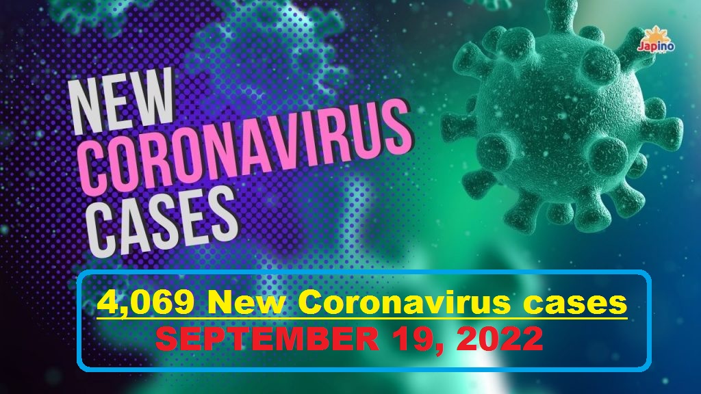 SEPT. 19, 2022: Tokyo Reports 4,069 New Coronavirus Cases