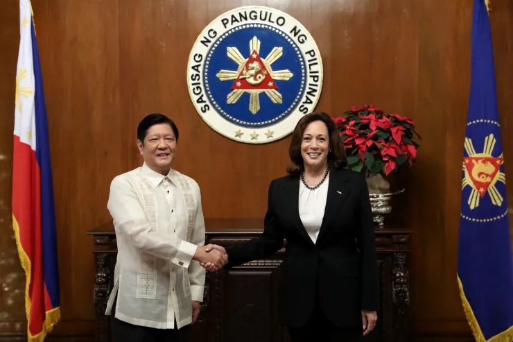 PHILIPPINES: Marcos Thanks VP Harris for US Support in South China Sea