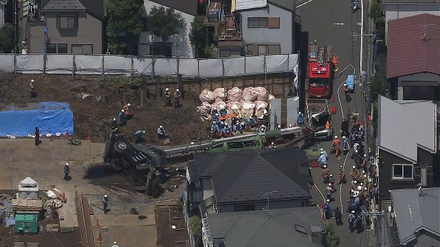 Crane sa Isang Construction Site ng Tokyo, Natumba; 1 ang Namatay at 1 ang Nasugatan