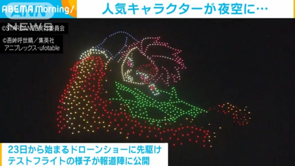 YOKOHAMA: Spectacular Display of 1,000 Luminous Drones