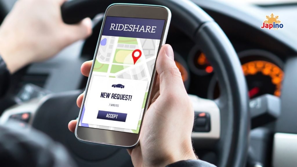 RIDE-SHARING IN APRIL ONLY IN SPECIFIED AREAS  IN JAPAN